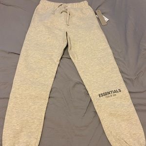 Kids size LARGE essentials long sweat pants